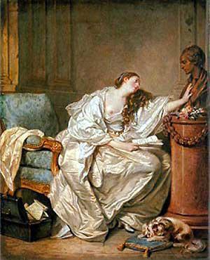 Jean Baptiste Greuze Inconsolable Widow oil painting picture